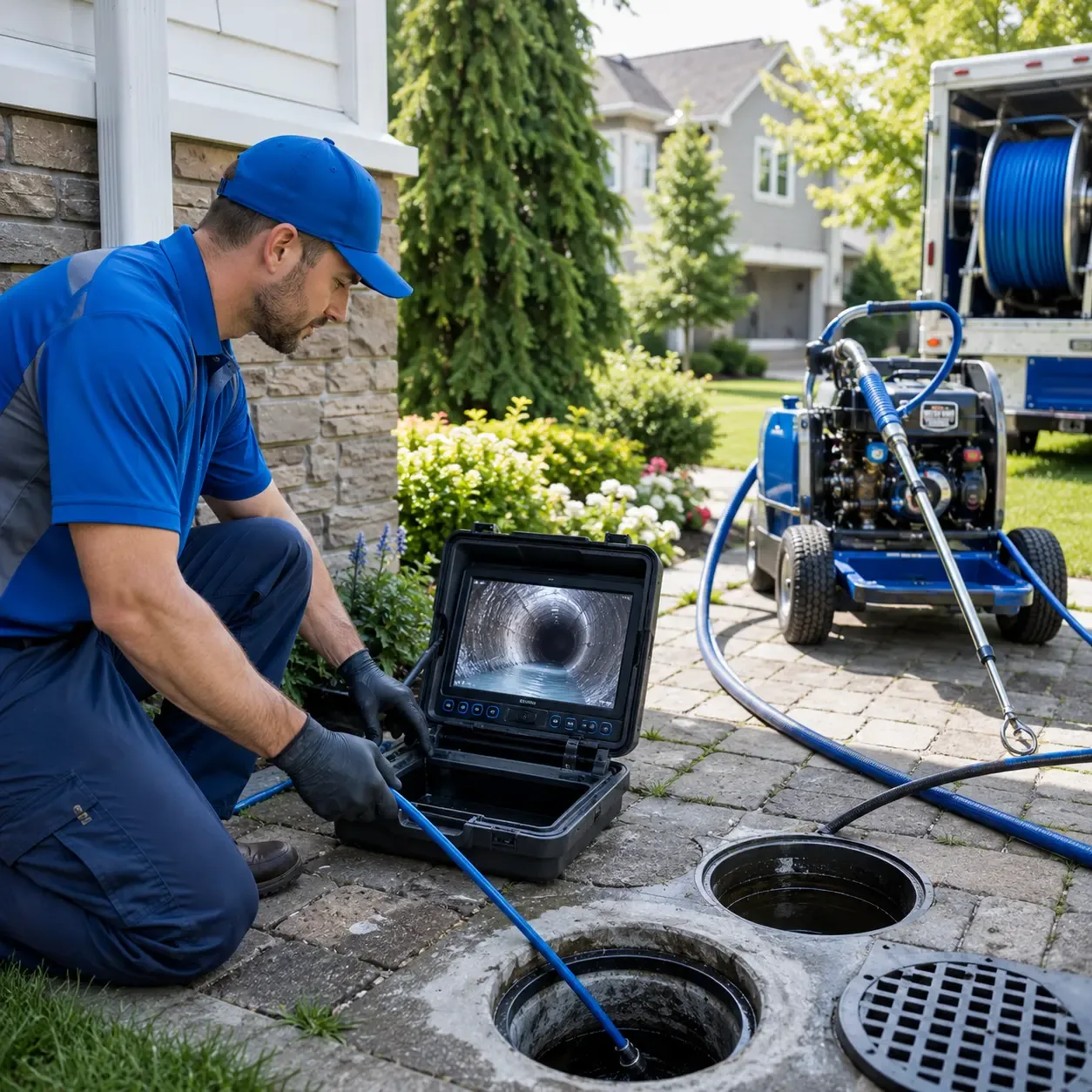 Outdoor drain cleaning professionals serving Marvell, AR